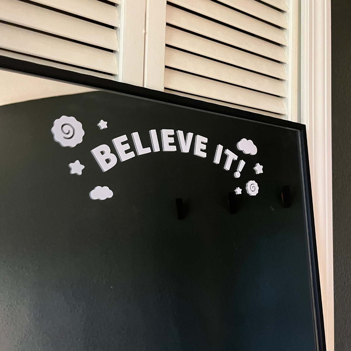 Believe It! - Anime Mirror Sticker/Car Decal