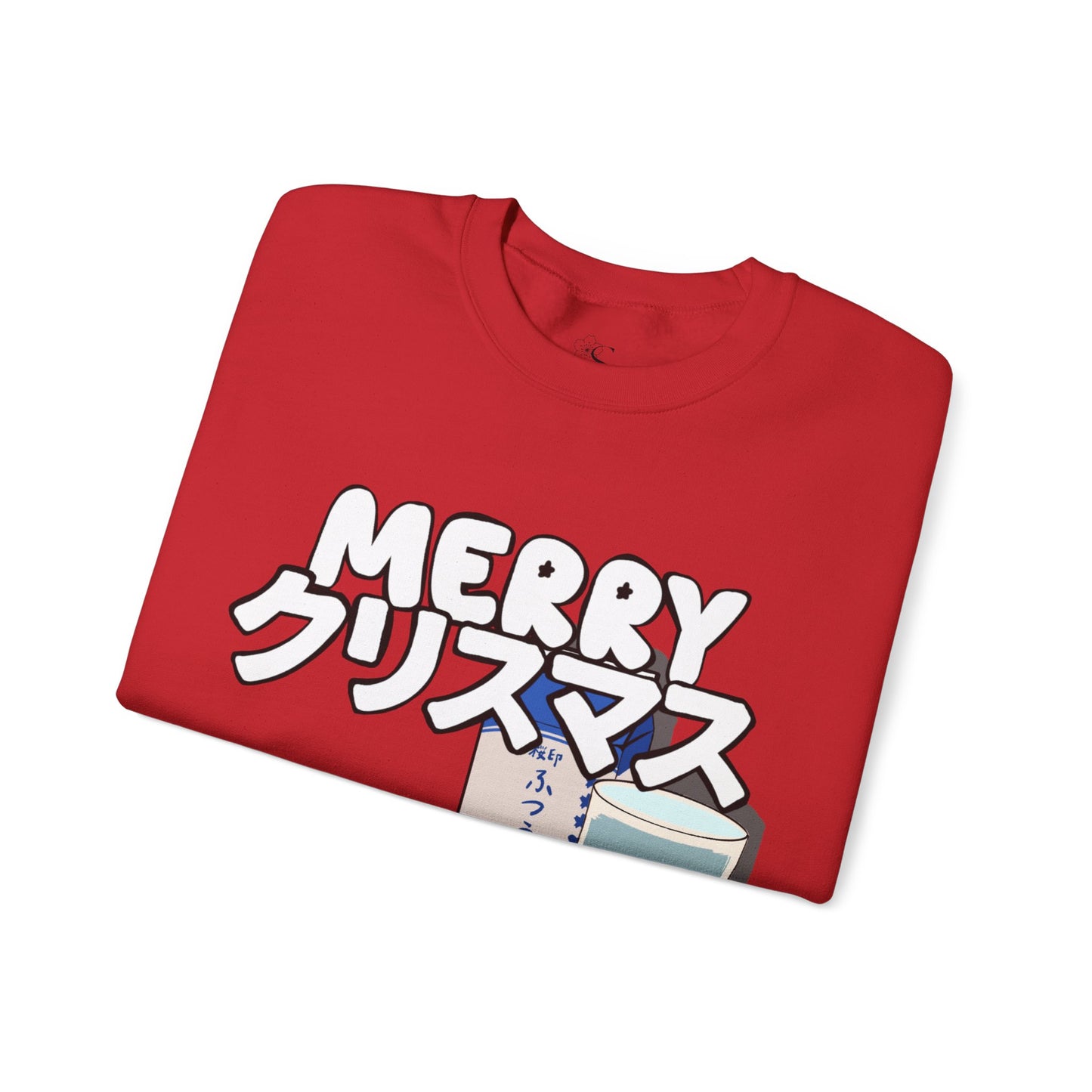 Japanese Christmas Sweatshirt (Taiyaki Gingerbread)