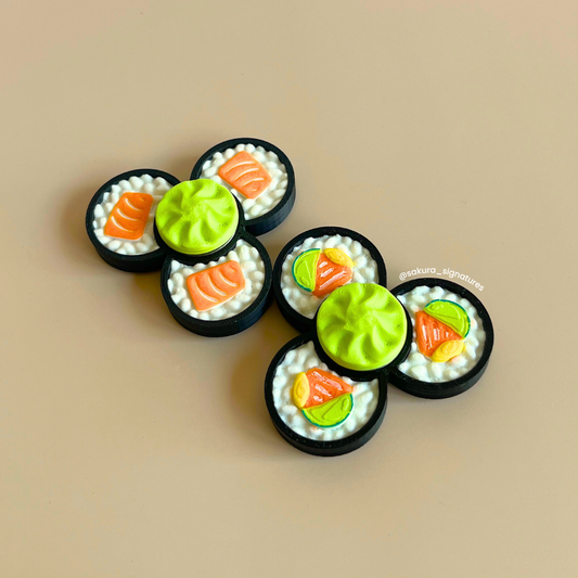 Maki Sushi - 3 Fan Fidget Spinners