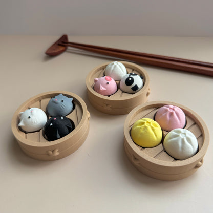 [Combina y combina] Cesta de dumplings – Triple clicker
