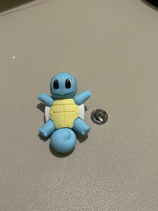 Turtle Monster Pin