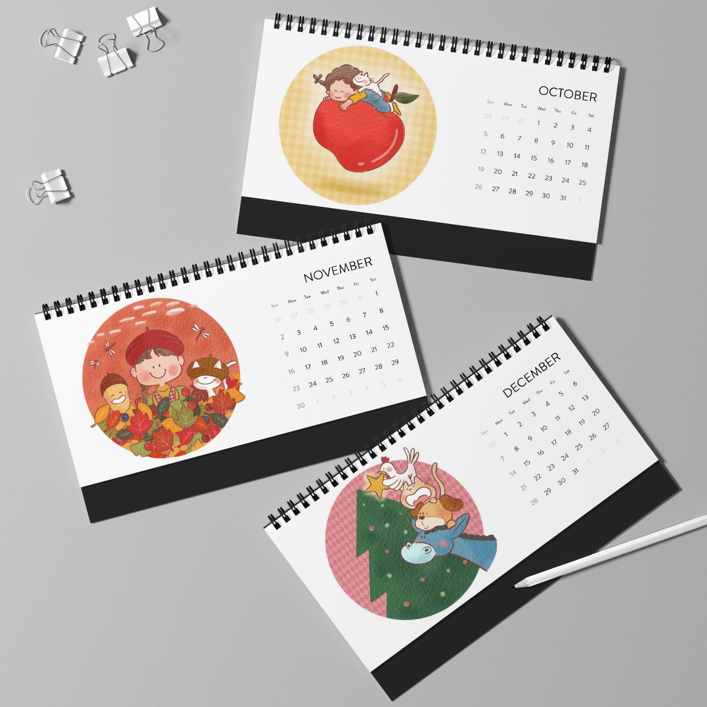 2025 Desk Calendar by Kanako