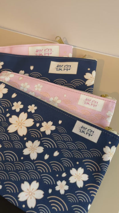 Sakura Cherry Blossom Accessory Bag